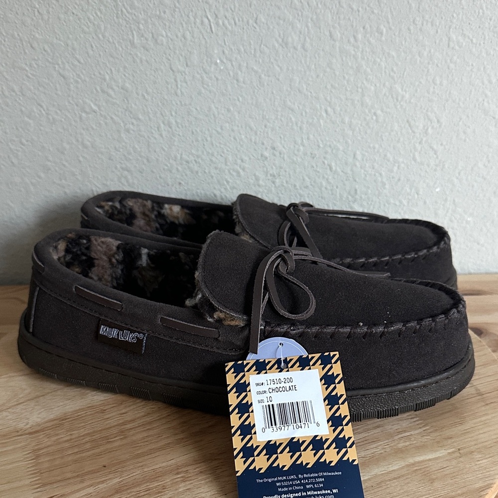 Muk Luks Mens Moccasin Slippers
